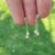 Aros Plata Colgante Susanos con Cubic cod4077 en internet
