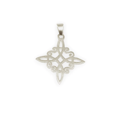 Dije Plata Nudo de Bruja Protector Amuleto cod 4155 - comprar online