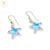 Aros Plata Swarovski Estrella de Mar Aurora Boreal cod4093 - comprar online