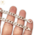 Pulsera Plata Groumet Inflada 6 mm cod4106