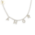 Cadena Plata Rolo con Palabra Amor X 45 cm cod4112