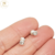 Aros Plata Susanito Pasante Circular con Cubic Mini cod4131 en internet