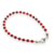 Pulsera Plata 925 Piedras Naturales Coral Fertilidad Proteccion cod4214