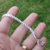 Pulsera Plata Hilo Seda Lila con Marinero cod4229