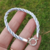 Pulsera Plata Hilo Seda Gris con Marinero cod4231