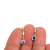 Aros Plata Susano Susanito Cubic Violeta Colgante con Brisura 5 mm cod4253 en internet