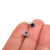 Aros Plata Susano Susanito Pasante con Cubic Violeta Mini cod4254