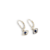 Aros Plata Ojo de Horus Cubic Azul Colgante con Brisura cod4255
