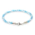 Pulsera Plata Hilo Seda Racing Club de Avellaneda cod4405