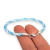 Pulsera Plata Hilo Seda Racing Club de Avellaneda cod4405 - comprar online