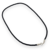 Cadena Collar Choker Plata 925 Hilo de Seda Torzado Negro cod4372