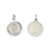 Dije Plata Medalla Virgen de Lujan 17 mm cod4386 - comprar online