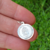 Dije Plata Medalla Virgen de Lujan 17 mm cod4386 en internet