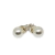 Aros Plata y Oro Lady Di Perla 12 mm cod4392 en internet