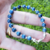 Pulsera Plata Piedras Naturales Lapislazuli 6 mm Azul con Mosqueton cod4446