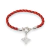 Pulsera Plata Hilo Seda + Dije Nudo de Bruja Proteccion con Marinero cod4469