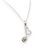 Cadena Plata 925 + Dije Plata Y Oro Nota Musical cod4472 - comprar online