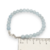 Pulsera Plata 925 Piedras Naturales Agua Marina cod4475 en internet