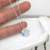 Cadena Plata + Dije Swarovski Aurora Boreal Argolla cod4496 en internet