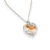 Cadena Plata + Dije Corazon Cristal Swarovski Shimmer 18 mm cod4509 - comprar online