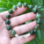 Pulsera Plata 925 Piedra Natural Jade Verde Energia Positiva10 mm cod4534