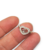 Anillo Plata y Oro con Cubic Compromiso Novia Amiga 15 años cod4498 - tienda online