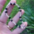Pulsera Plata Bolitas 4 mm Y Cristal Negro 5 mm cod4594 - comprar online