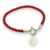 Pulsera Plata Hilo Seda con Dije Escapulario Marinero cod4561 - comprar online