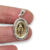 Dije Plata Y Oro Ovalado Medalla Milagrosa cod4604 - comprar online