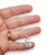 Cadena Plata 925 + Dije Plata Luna Corazon con Cubic cod4605 - ByMariana