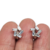 Aros Plata Argolla con Cubic Baguette cod4600 - ByMariana