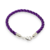 Pulsera Plata 925 Hilo Seda Violeta Oscuro con Mosqueton cod4614 en internet