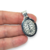 Imagen de Dije Medalla Plata 925 San Benito con Relieve cod4616