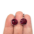 Aros Swarovski Plateado Bella Rivoli Rojo 13 mm Brisura cod4618 - tienda online