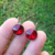Aros Swarovski Plateado Bella Rivoli Rojo 13 mm Brisura cod4618 - comprar online