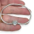 Pulsera Plata 925 Pandora Para Dijes Pasantes Charm Corazon Cubic cod4709 en internet