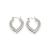 Aros Plata 925 Argolla Inflada Electro Mujer cod4733 - comprar online