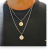 Cadena Plata Groumet + Dije Virgen De Lujan Plata Y Oro 17 mm cod4830 - comprar online