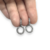 Aros Plata Argolla Circulo Micro Pave Pandora cod4609