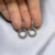 Aros Plata Argolla Circulo Micro Pave Pandora cod4609 - tienda online