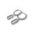 Imagen de Aros Plata Argolla Colgante Gillette Micro Pave cod4601
