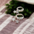 Aros Plata Argolla Colgante Estrella Micro Pave cod4602 - ByMariana