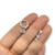 Aros Plata Argolla Colgante Estrella Micro Pave cod4602 - comprar online