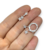 Aros Plata Argolla Colgante Estrella Micro Pave cod4602 en internet