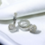 Aros Plata Argolla Colgante Corazon Micro Pave cod4607 - tienda online