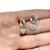 Aros Plata Argolla Colgante Corazon Micro Pave cod4607 en internet