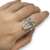 Anillo Plata Y Oro Mariposa Transformacion Buena Suerte cod4596 - ByMariana