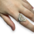 Anillo Plata Y Oro Mariposa Transformacion Buena Suerte cod4596 - tienda online
