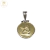 Dije Plata Y Oro Angel de La Guarda 14 mm cod1728