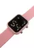 Imagen de Reloj Brooklyn Cuadrado Corazón Rosa